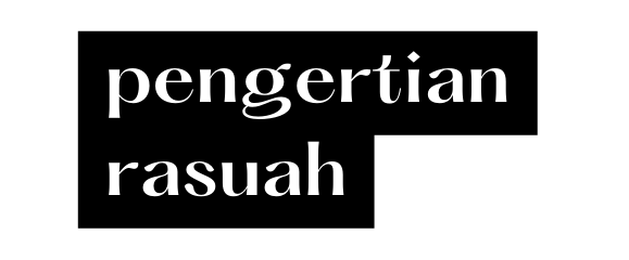 pengertian rasuah